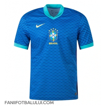 Brazilia Tricou Fotbal Replică Copa America 2024 Barbati Deplasare